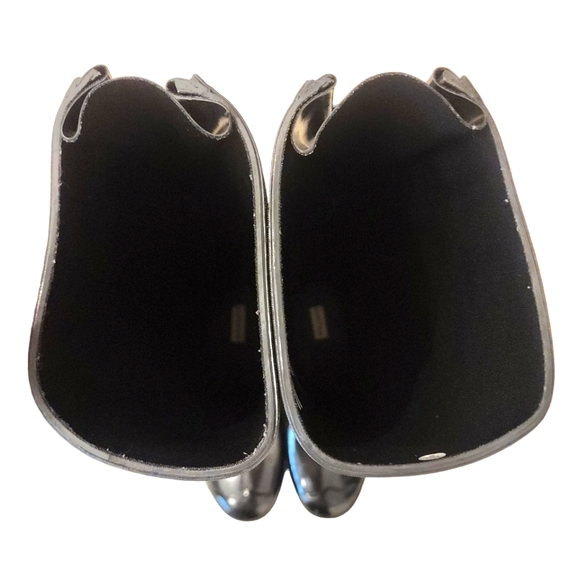 Hunter Tall Black Gloss Adjustable Boots 8 - Picture 6 of 16